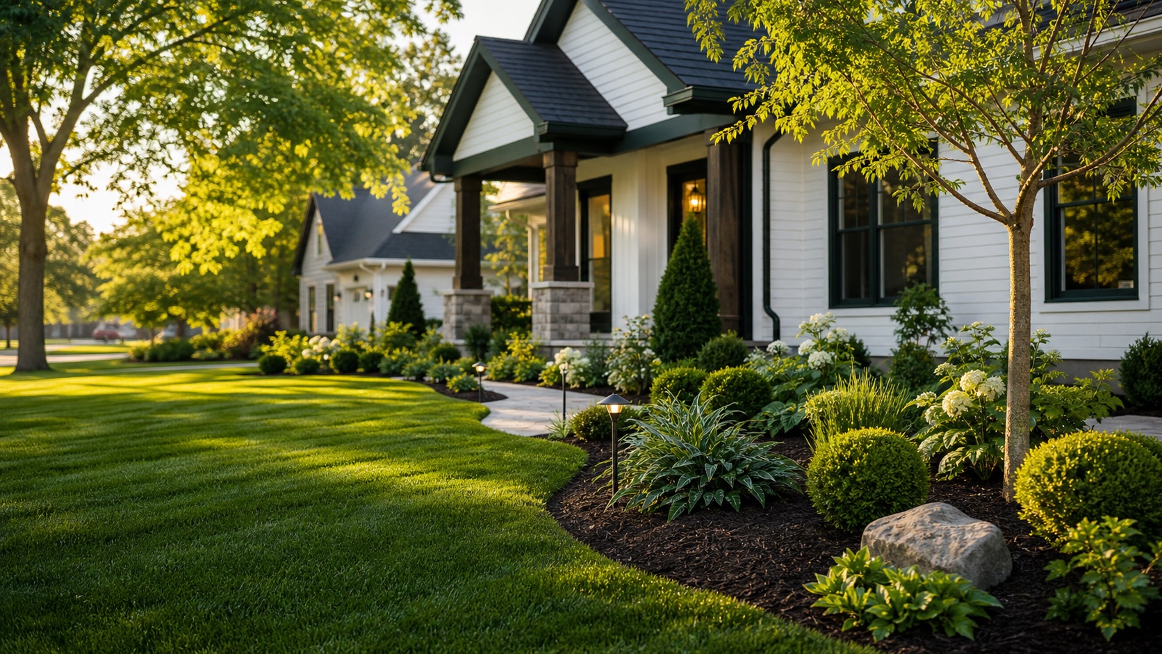 GreenHaven Landscaping website preview